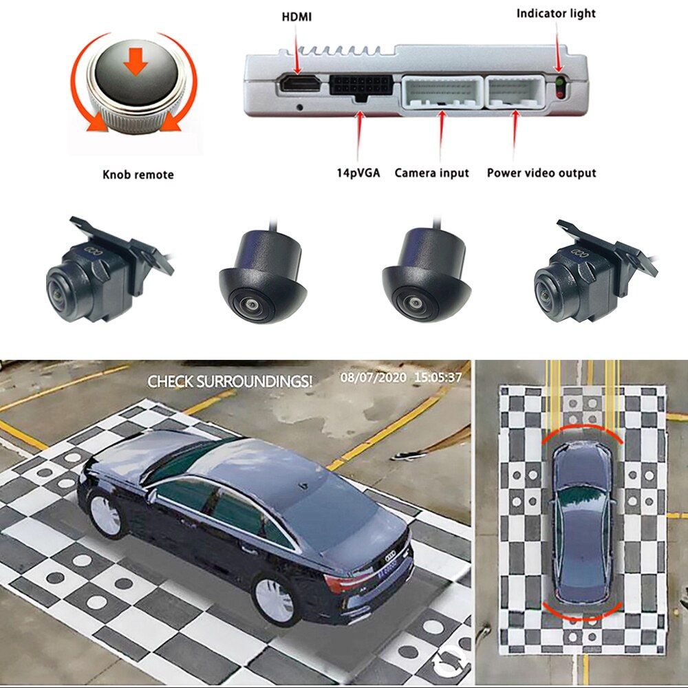 ADAS Parking Sensors 360 View